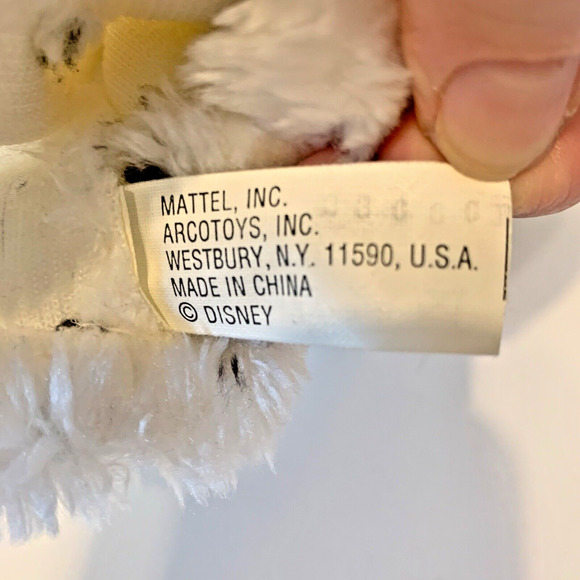 Vintage 101 Dalmatians Plush Hand Puppet Red Collar Mattel Disney 9” - Picture 2 of 7